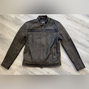 Affliction Black Label - Men’s Leather Jacket - Limited Edition #44 - Size M